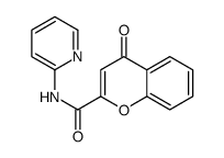 4-oxo-N-pyridin-2-ylchromene-2-carboxamide Structure
