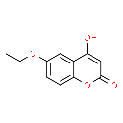 2H-1-Benzopyran-2-one,6-ethoxy-4-hydroxy-(9CI) Structure