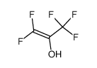 1,1,3,3,3-Pentafluoropropen-2-ol结构式