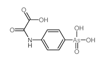 (4-arsonophenyl)carbamoylformic acid Structure