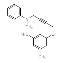 N-[4-(3,5-dimethylphenoxy)but-2-ynyl]-N-methyl-aniline picture