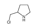 2-(氯甲基)吡咯烷结构式
