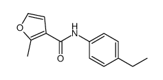 3-Furancarboxamide,N-(4-ethylphenyl)-2-methyl-(9CI) Structure