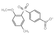 1-methoxy-4-methyl-2-(4-nitrophenyl)sulfonyl-benzene picture