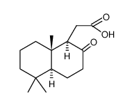 8-oxo-13,14,15,16,17-pentanorlabdan-12-oic acid Structure