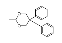 2-methyl-5,5-diphenyl-1,3-dioxane Structure