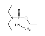 N-[ethoxy(hydrazinyl)phosphinothioyl]-N-ethylethanamine结构式