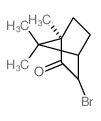 (1R)-3-bromo-1,7,7-trimethyl-norbornan-2-one结构式