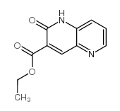 1,2-Dihydro-2-oxo-1,5-naphthyridine-3-carboxylic acid ethyl ester结构式