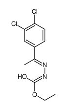 ethyl N-[(Z)-1-(3,4-dichlorophenyl)ethylideneamino]carbamate结构式