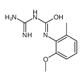 N-(Aminoiminomethyl)-N'-(2-methoxy-6-methylphenyl)urea结构式