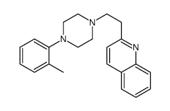 2-[2-[4-(2-methylphenyl)piperazin-1-yl]ethyl]quinoline Structure