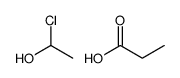 1-chloroethanol,propanoic acid Structure