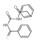 N-(benzenecarbonothioylcarbamoyl)-2-phenyl-acetamide结构式