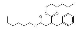 dihexyl 2-benzylbutanedioate结构式