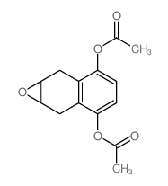 Naphth[2,3-b]oxirene-3,6-diol, 1a,2,7,7a-tetrahydro-, diacetate结构式