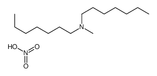 N-heptyl-N-methylheptan-1-amine,nitric acid Structure