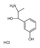 3-[(1R,2S)-2-amino-1-hydroxypropyl]phenol,hydrochloride结构式