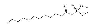 dimethyl (2-oxotridecyl)phosphonate结构式