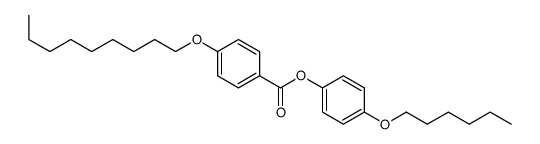 (4-hexoxyphenyl) 4-nonoxybenzoate结构式