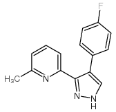 2-(4-(4-FLUOROPHENYL)-1H-PYRAZOL-3-YL)-6-METHYLPYRIDINE Structure