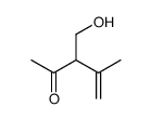 3-(hydroxymethyl)-4-methylpent-4-en-2-one Structure