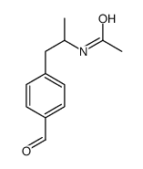 N-[1-(4-formylphenyl)propan-2-yl]acetamide结构式