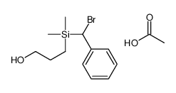 acetic acid,3-[[bromo(phenyl)methyl]-dimethylsilyl]propan-1-ol结构式