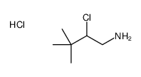 2-chloro-3,3-dimethylbutan-1-amine,hydrochloride结构式