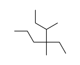 4-ethyl-3,4-dimethylheptane Structure