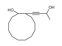 1-(3-hydroxybut-1-ynyl)cyclododecan-1-ol Structure