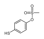 4-Methylsulfonyloxy benzenethiol Structure