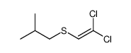 1-(2,2-dichloroethenylsulfanyl)-2-methylpropane结构式