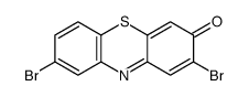 2,8-dibromophenothiazin-3-one结构式