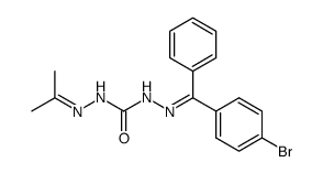 1-(4-bromo-benzhydrylidene)-5-isopropylidene-carbonohydrazide Structure