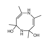 2,4,6,8-tetramethyl-1,5-dihydro-1,5-diazocine-2,8-diol结构式