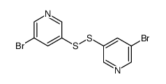 di-5-bromo-3-pyridyl disulfide结构式