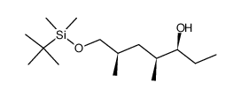 (2R,4S,5S)-1-(tert-butyl(dimethyl)silyloxy)-5-hydroxy-2,4-dimethylheptane Structure