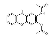 3-acetoxy-2-acetylamino-10H-phenoxazine Structure