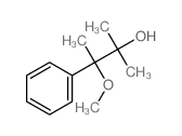3-methoxy-2-methyl-3-phenyl-butan-2-ol structure