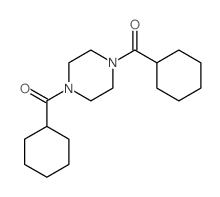 [4-(cyclohexanecarbonyl)piperazin-1-yl]-cyclohexyl-methanone Structure