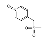 4-(methylsulfonylmethyl)-1-oxidopyridin-1-ium Structure