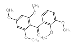 (2,3-dimethoxyphenyl)-(2,4,6-trimethoxyphenyl)methanone结构式