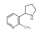 2-Methyl-3-(pyrrolidin-2-yl)pyridine Structure