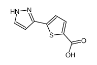 5-(1H-PYRAZOL-3-YL)-2-THIOPHENECARBOXYLIC ACID结构式