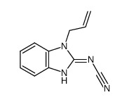 Cyanamide, [1-(2-propenyl)-1H-benzimidazol-2-yl]- (9CI) structure