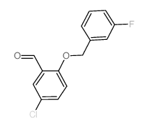 5-CHLORO-2-[(3-FLUOROBENZYL)OXY]BENZALDEHYDE picture