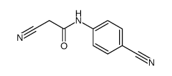 N-(4-cyanophenyl)-2-cyanoacetamide结构式