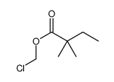 chloromethyl 2,2-dimethylbutanoate结构式