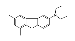 N,N-diethyl-6,8-dimethyl-9H-fluoren-3-amine Structure